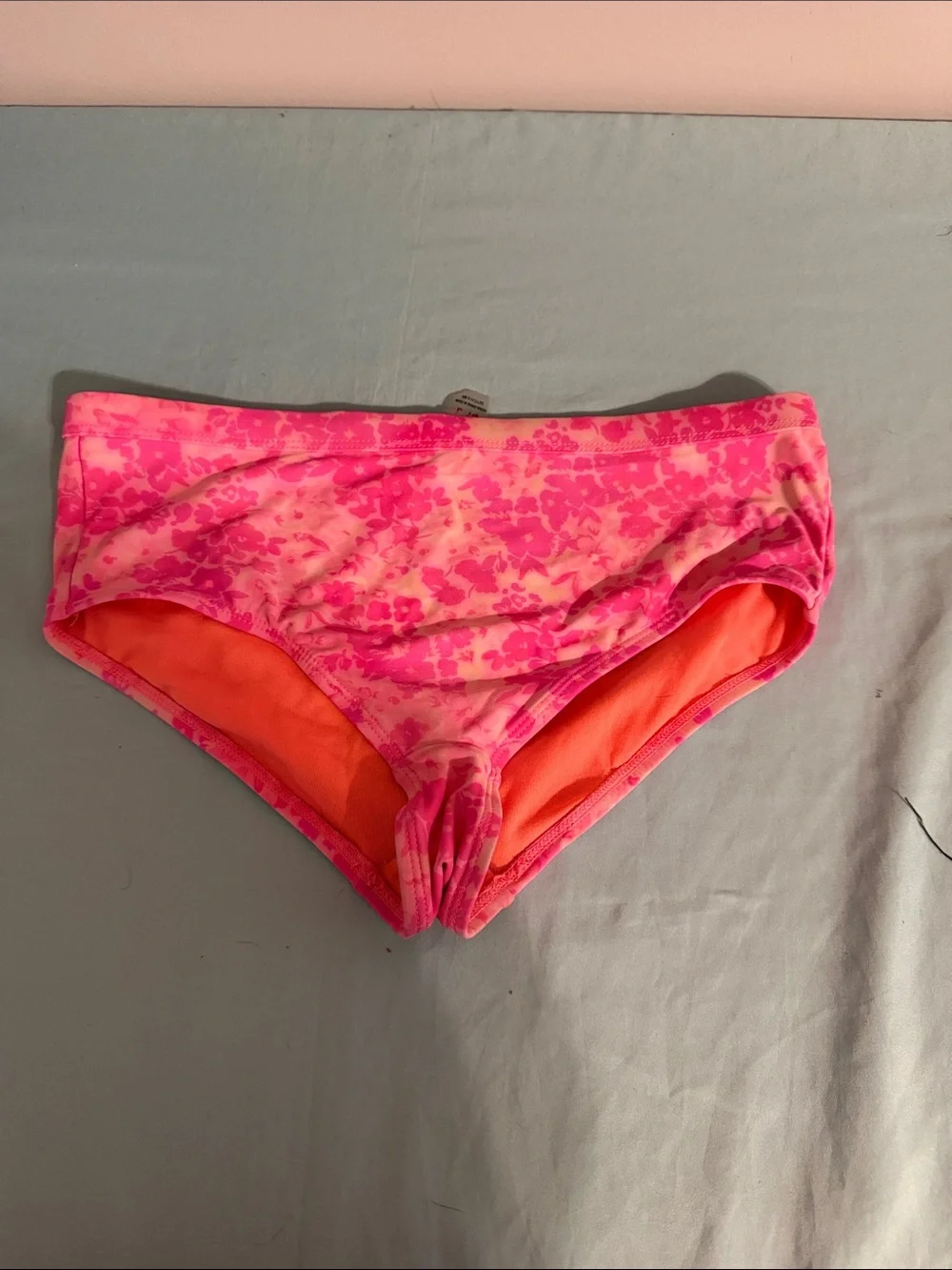 Gerry Weber Neon Coral and Pink Strappy Tankini Top